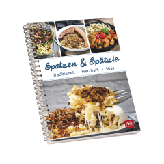 Deckblatt Kochbuch Spatzen und Spätzle